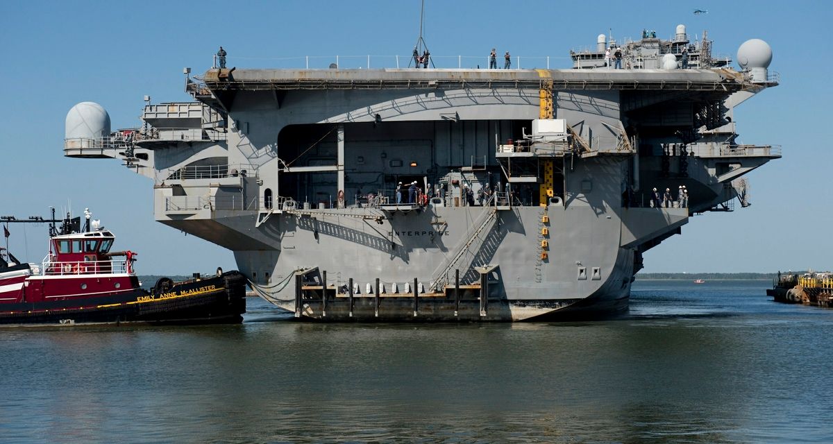 HII AWARDED $745 MILLION CONTRACT TO INACTIVATE USS ENTERPRISE